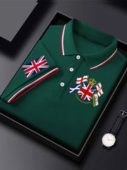 Men's Vintage England Flag Casual Shirt