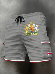 Men's UK Printed plaid shorts