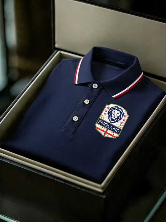 Men's Vintage England Lion Casual Shirt