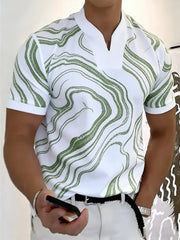 Men's Business V-neck T-shirt