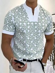 Men's Business V-neck T-shirt