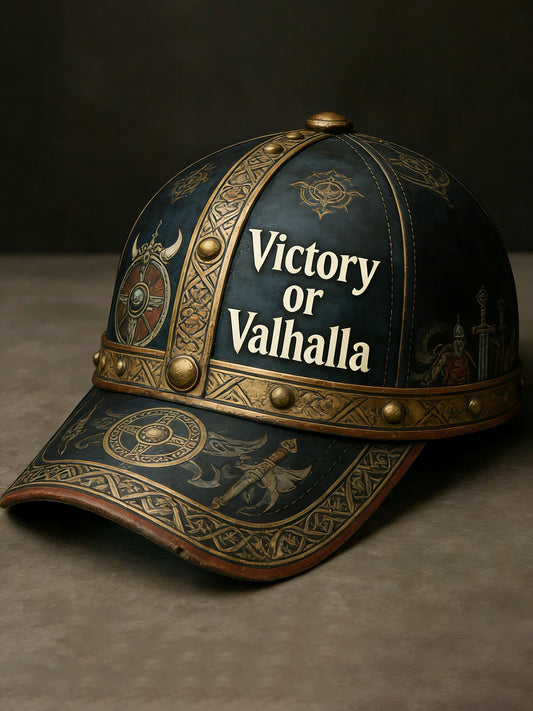 Victory Or Valhalla Viking Hat