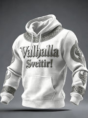 Men's Viking-style Valhalla Printed Hoodie