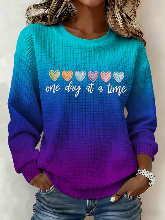 Women's One Day at a Time  Oversized Hoodie