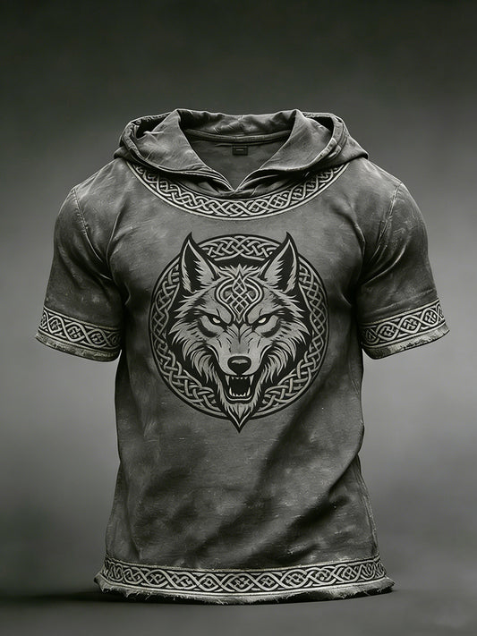 Men's Viking Hoodie T-Shirt