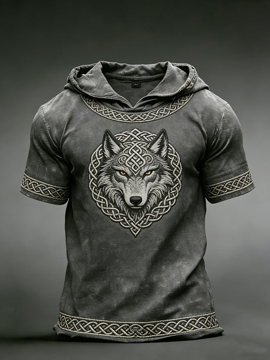 Men's Viking Hoodie T-Shirt