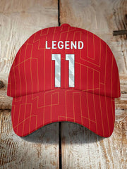 Unisex Legend 11 Print Gift For Soccer Fans Hat
