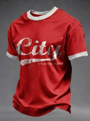 Men's City It's In The Blood Short Sleeves T-shirt