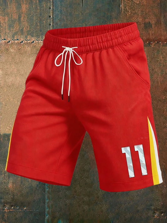 Men's Legend 11 Print Gift For Soccer Fans Casual Shorts