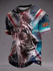 Men's British Lion Printed T-shirt