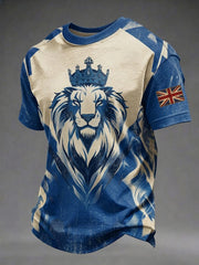 Men's British Lion Printed T-shirt