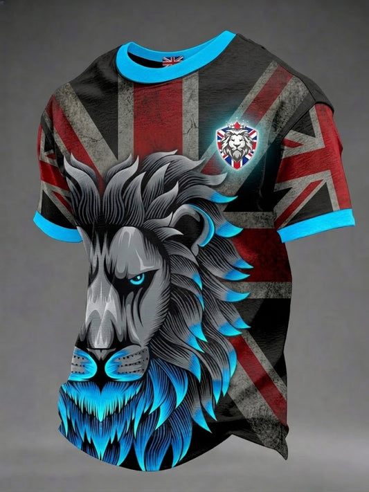 Men's British Lion Printed T-shirt