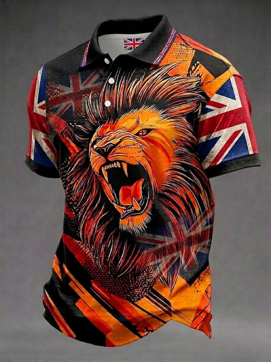 Men's British Lion Printed Shirt