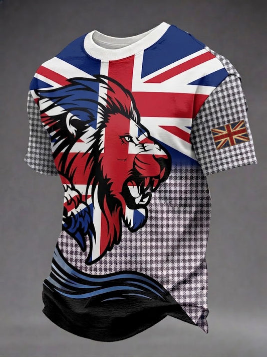 Men's British Lion Printed T-shirt