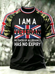 Men's I AM A VETERAN MY OATH OF ALLEGIANCE HAS NO EXPIRY  Tee