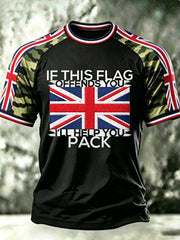 Men's IF THIS FLAG OFFENDS YOU I'LL HELP YOU PACK short sleeve t-shirt