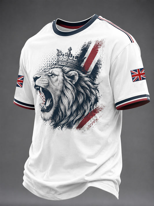 Men's British Lion Printed T-shirt