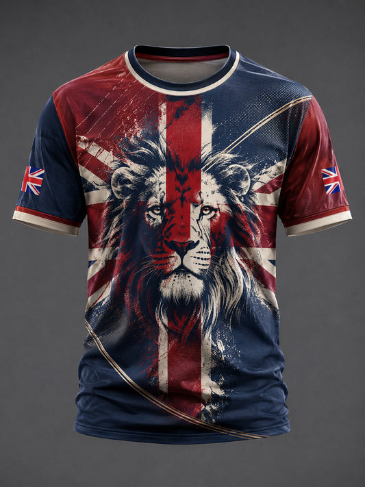Men's British Lion Printed T-shirt