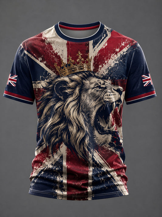 Men's British Lion Printed T-shirt