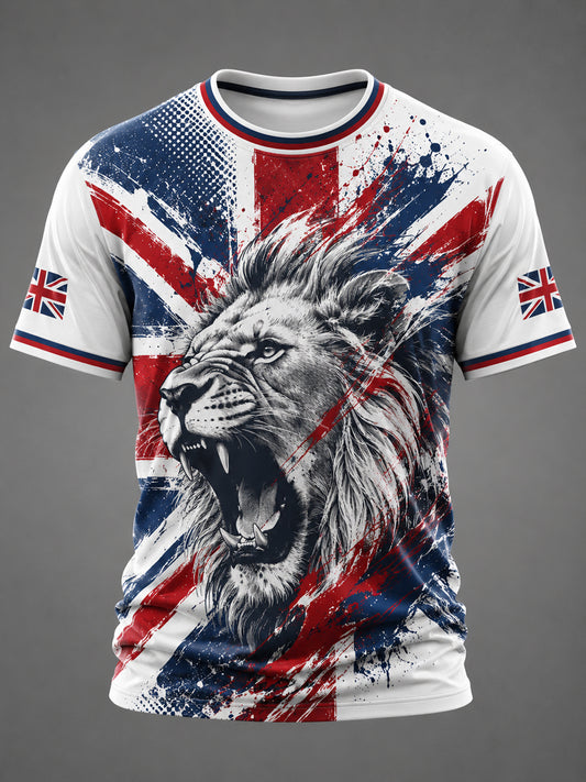 Men's British Lion Printed T-shirt