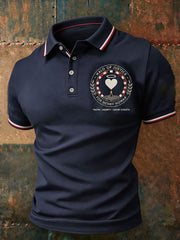 Men's Stand With Henry Printed Casual Tops