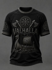 Men's Valhalla Printed Casual short sleeves t-shirt