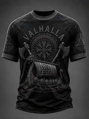 Men's Valhalla Printed Casual short sleeves t-shirt