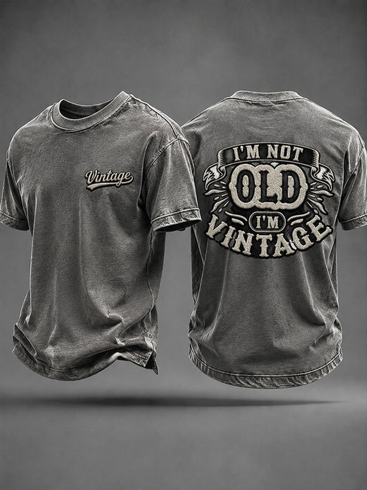Men's 'I'm Not Old,I'm Vintage' Casual T-shirt