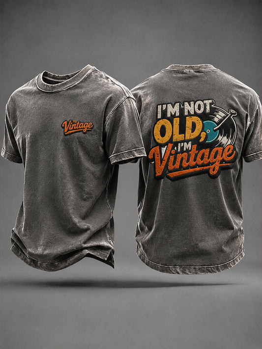 Men's 'I'm Not Old,I'm Vintage' Casual T-shirt