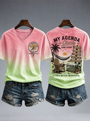 Women's My Agenda Is Cleaily T-Shirt