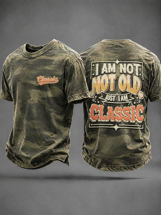 Men's 'I'm Not Old,I'm Classic' Casual T-shirt