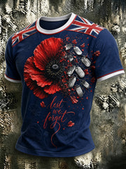Men's Lest We Forget Printed T-shirt