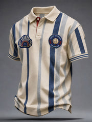 Men's Glasgow Football Lover Art Printed Casual Tops