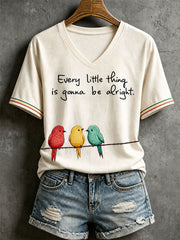 Women's Every Little Thing Is Gonna Be Alright T-shirt