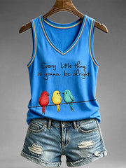 Women's Every Little Thing Is Gonna Be Alright Tank Top