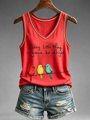 Women's Every Little Thing Is Gonna Be Alright Tank Top