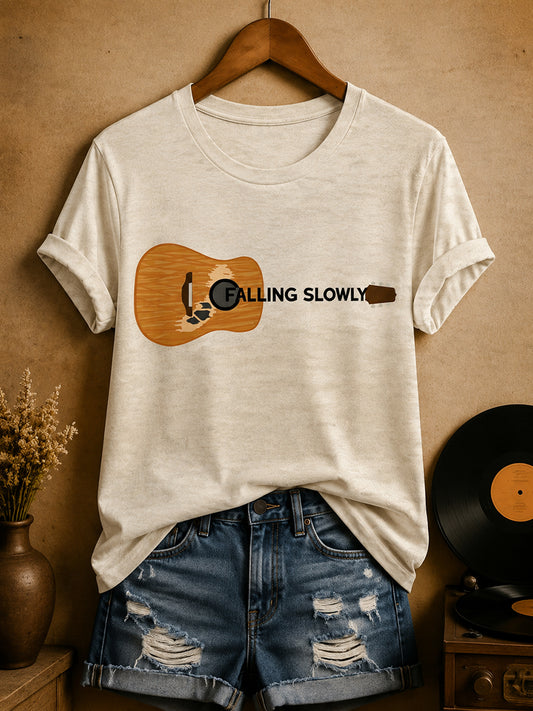 Women's Irish Folk Street Musician T-Shirt