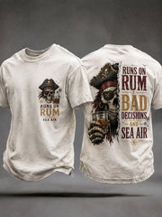 Men's 'Runs On Rum, Bad Decisions, And Sea Air' T-Shirts