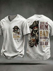 Men's "Runs On Rum, Bad Decisions, and Sea Air" T-Shirts