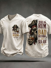 Men's "Runs On Rum, Bad Decisions, and Sea Air" T-Shirts