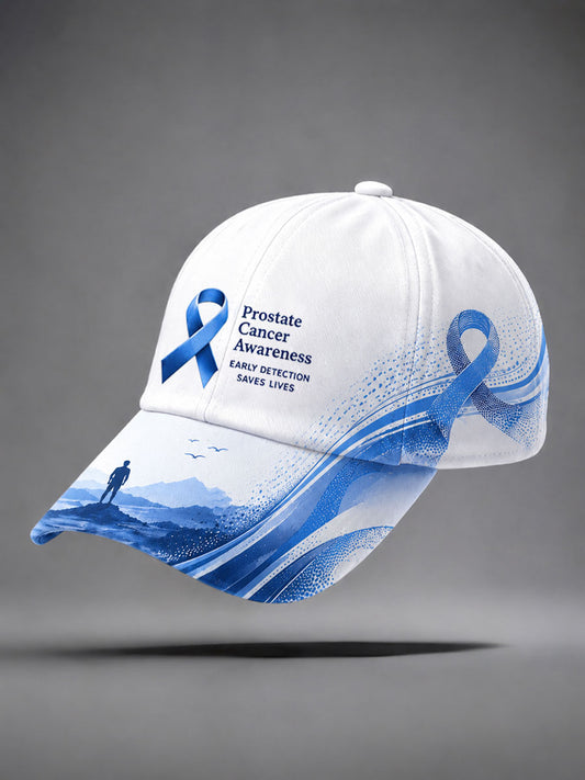 Prostate Cancer Awareness Print Casual Unisex Hat