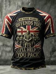 Men's IF THIS FLAG OFFENDS YOU I'LL HELP YOU PACK Tee