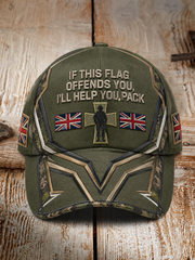 Unisex  IF THIS FLAG OFFENDS YOU I'LL HELP YOU PACK Hat