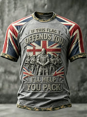 Men's IF THIS FLAG OFFENDS YOU I'LL HELP YOU PACK Tee