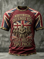 Men's IF THIS FLAG OFFENDS YOU I'LL HELP YOU PACK Tee