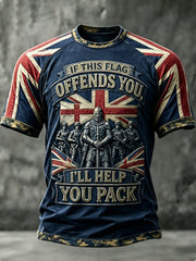 Men's IF THIS FLAG OFFENDS YOU I'LL HELP YOU PACK Tee