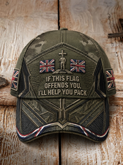 Unisex  IF THIS FLAG OFFENDS YOU I'LL HELP YOU PACK Hat