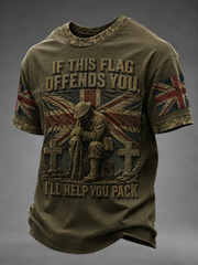 Men's IF THIS FLAG OFFENDS YOU I'LL HELP YOU PACK Tee