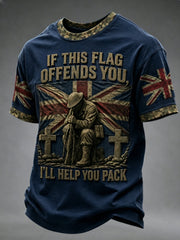 Men's IF THIS FLAG OFFENDS YOU I'LL HELP YOU PACK Tee
