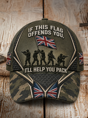 Unisex  IF THIS FLAG OFFENDS YOU I'LL HELP YOU PACK Hat